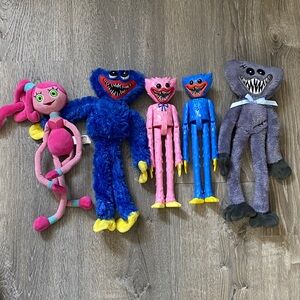 Poppy Playtime Plush Monster Toy Set of 5